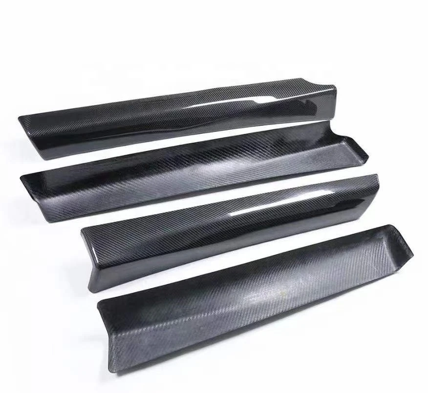 

Model 3 2017-2020 Accessories Decorated Real Carbon Fiber 4pcs Interior Door Panel Cover