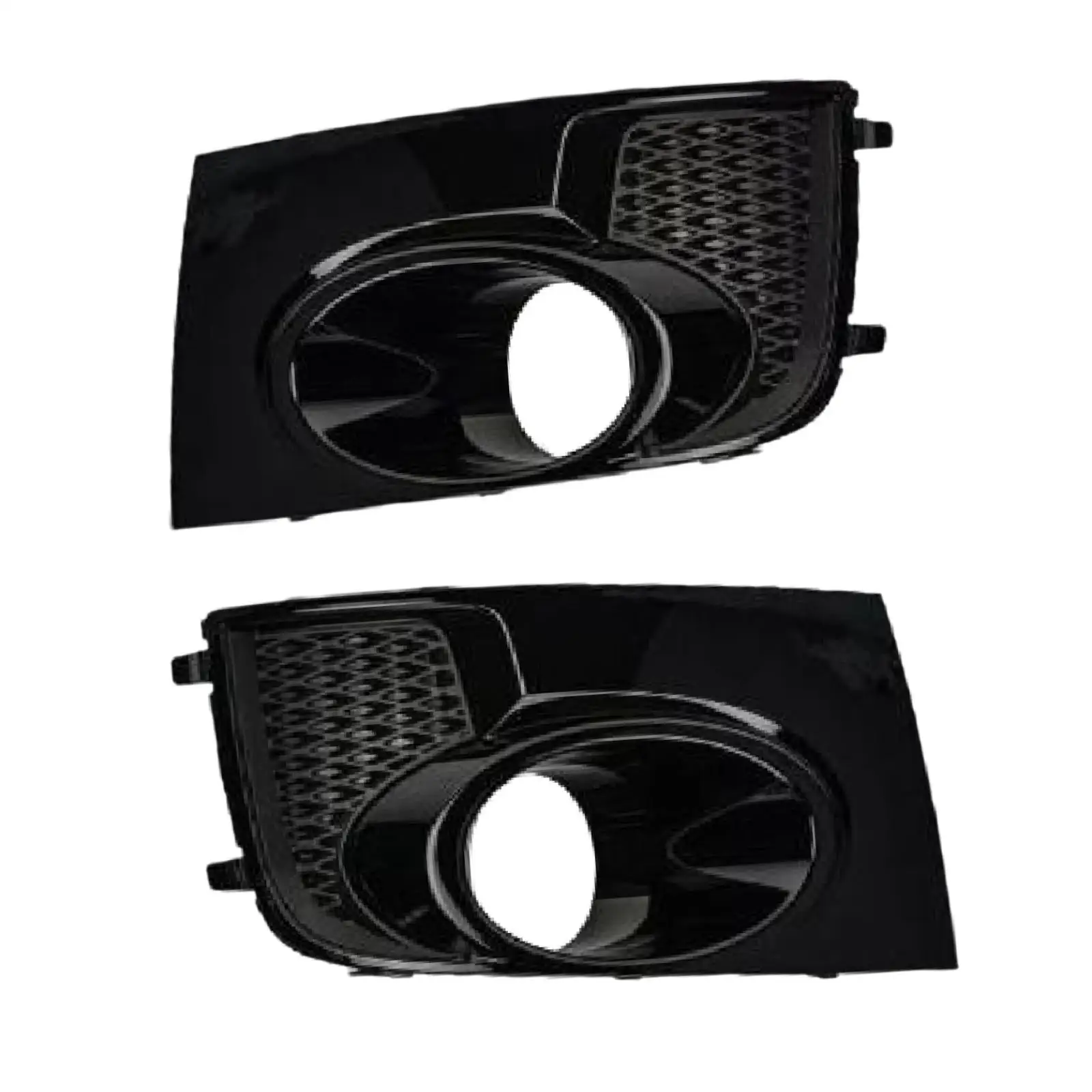 Durable ABS Car Fog Lamp Covers Sturdy Wear Resistant Fog Light Bezel Frame Replacement for Subaru WRX Sti 2011 2014