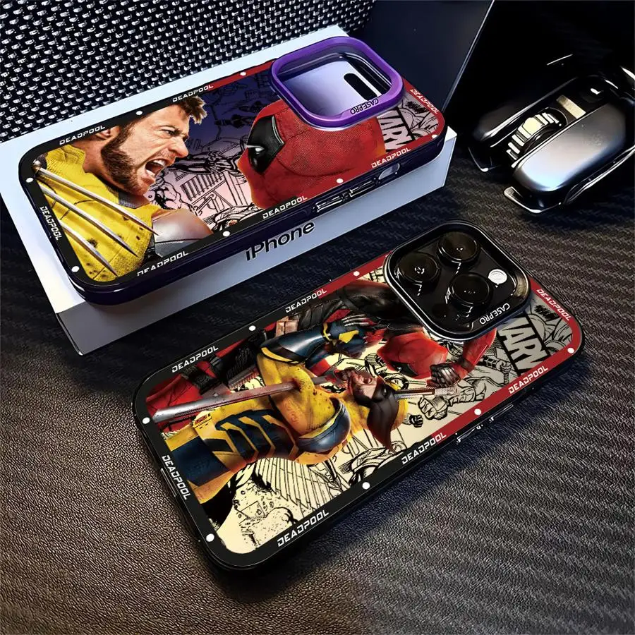 Marvel Deadpool Wolverine Phone Case for Xiaomi Poco X3 Pro F4 F3 GT X5 C50 C51 13T Redmi K60 Ultra Mi 11 Lite 12T Soft Cover