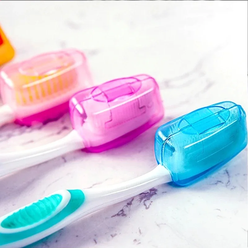 10Pcs/Set Portable Toothbrush Cover Holder Travel Hiking Camping Brush Cap Case Yks Healthy Antibacterial Toothbrush Protector