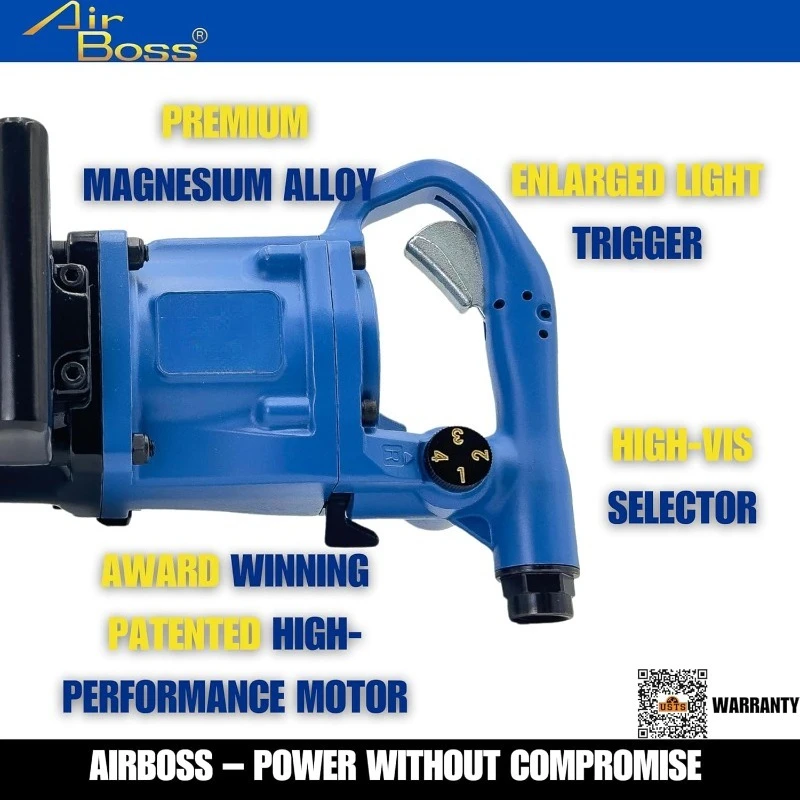 AW-342GL 1 "جوائز ألمانيا الأمريكية مفتاح ربط ممتاز للخدمة الشاقة 2730 قدم-رطل عزم دوران صامولة 8 بوصة سندان 23 #4