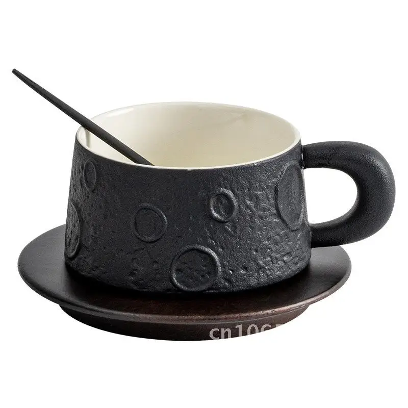 

Japanese-Style Ceramic Planet Coffee Cup Simple Garland Design Single-Item Packaging 200ml Minimalist Office Tea Cup Milk