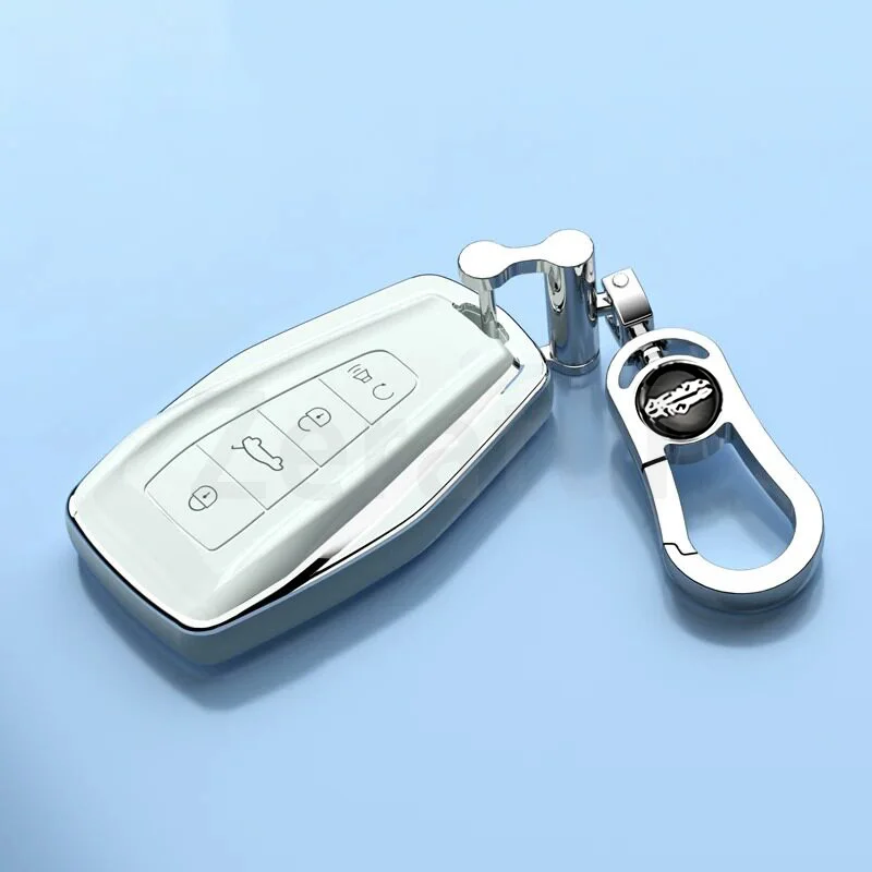 TPU Auto Keyless Car Key Case Cover Shell For Geely Coolray X6 EX7 Geometry C Okavango NL3 SUV GT GC9 Emgrand Global Kulrey GX7