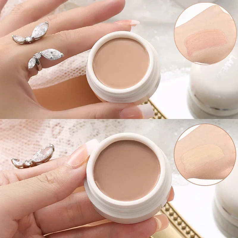 20g Concealer Foundation Cream Waterproof Long Lasting Deep carnagione occhiaie Acne Marks Cover Spots Face Makeup