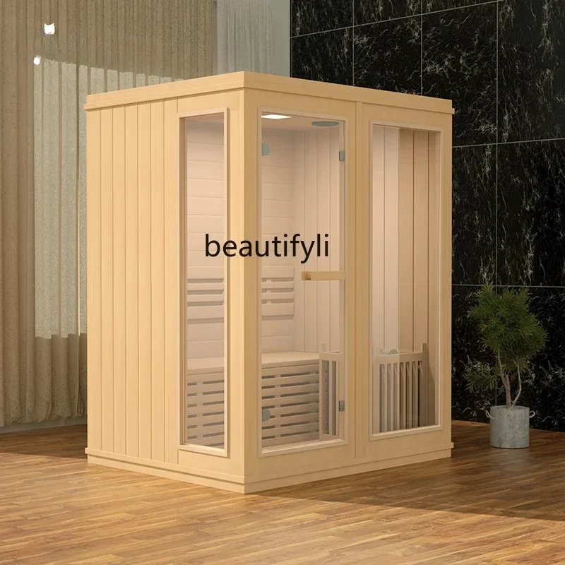 03.z.Steam room Household sauna stove Add water Dry and wet steam Sweating bathroom Sauna room