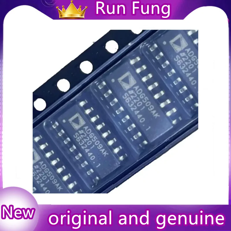 ADG509AKRZ-REEL7 ADG509AKRZ  2 Circuit IC Switch 4:1 450Ohm 16-SOIC 10Pcs/Lot   New Original