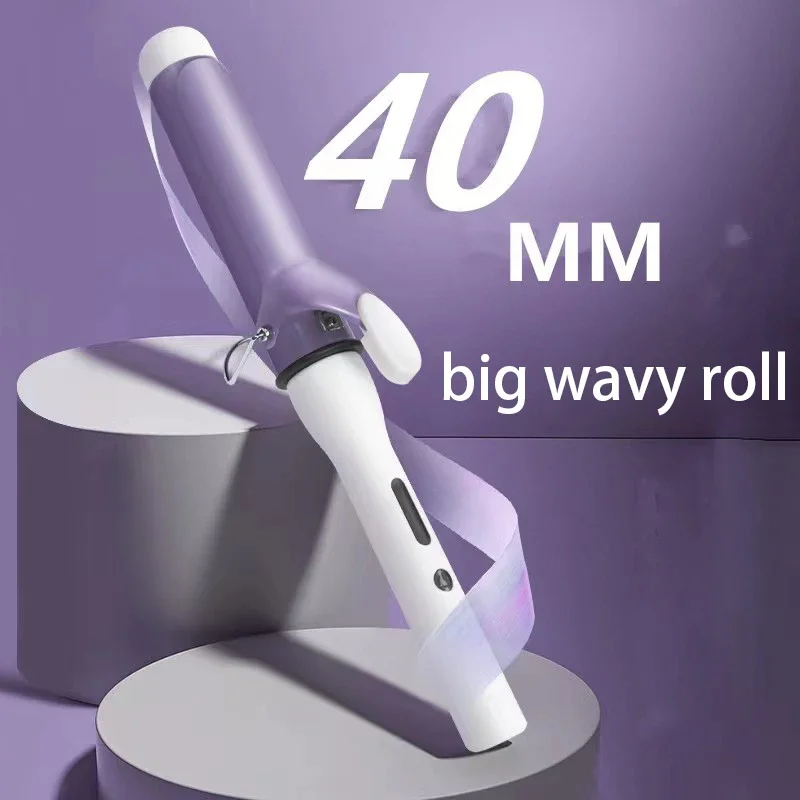 Hair Curler 40mm Big Wave Large Electric Hair Curling Artifact Does Not Hurt Hair Hairdressing Tool Automatic Hair Curler Women