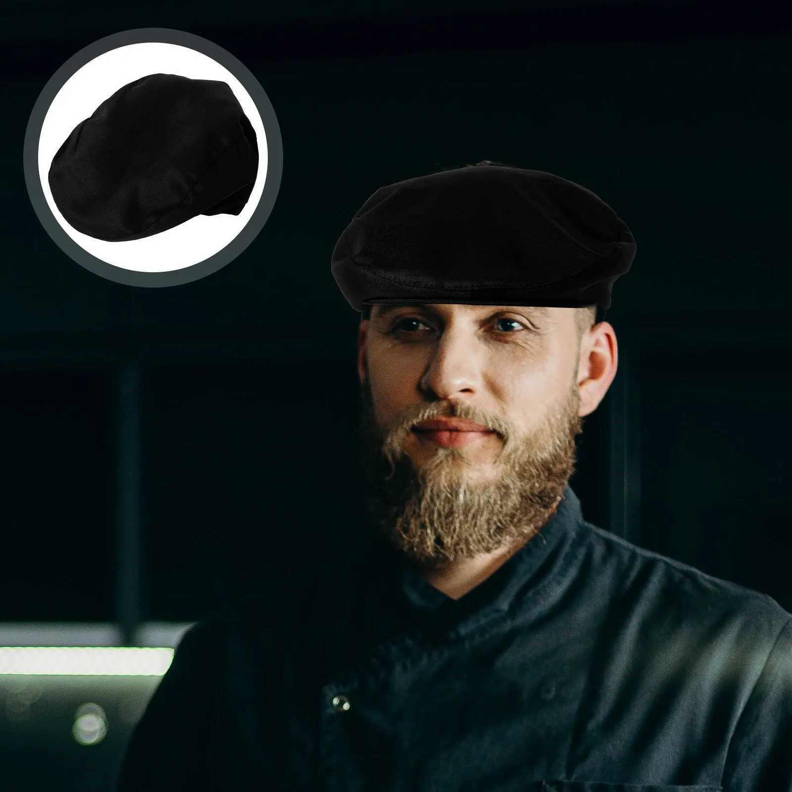 1 pièces Chef pour hommes femmes respirant coton cuisine chapeau uniforme casquette Restaurant boulangerie cuisinier service personnel travail chapeau