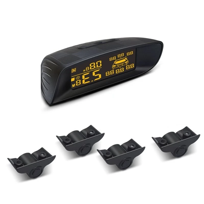 Hot Selling-Parking Sensor Set For 24V Trucks For Van Rv Lorry Parktronic Reversing Radar Display With Detector Beep Voice