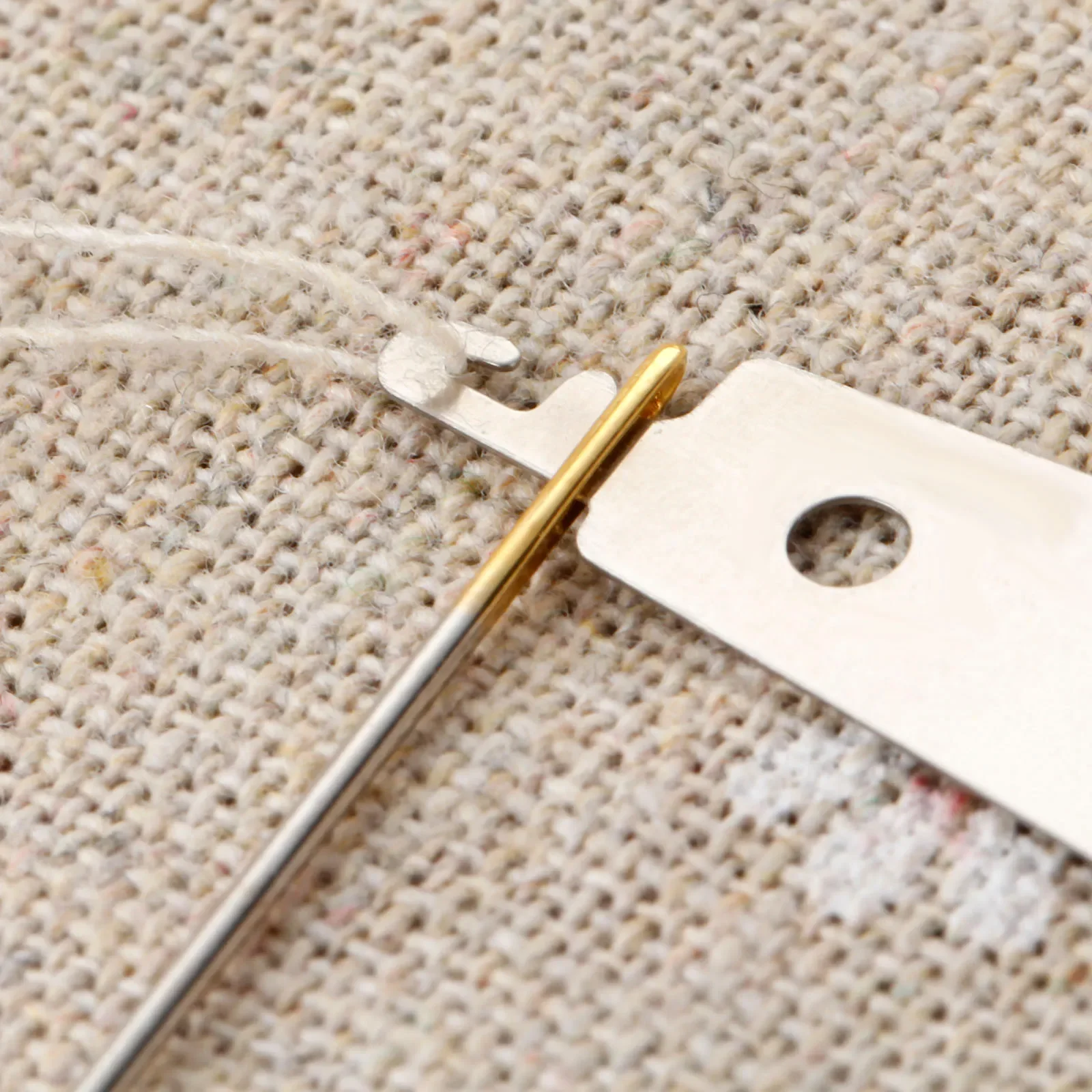 10PCS Needle Threaders Inserter Sewing Machine Accessory DIY Needlework Cross Embroidery Device Durable Stainless Steel 5cm