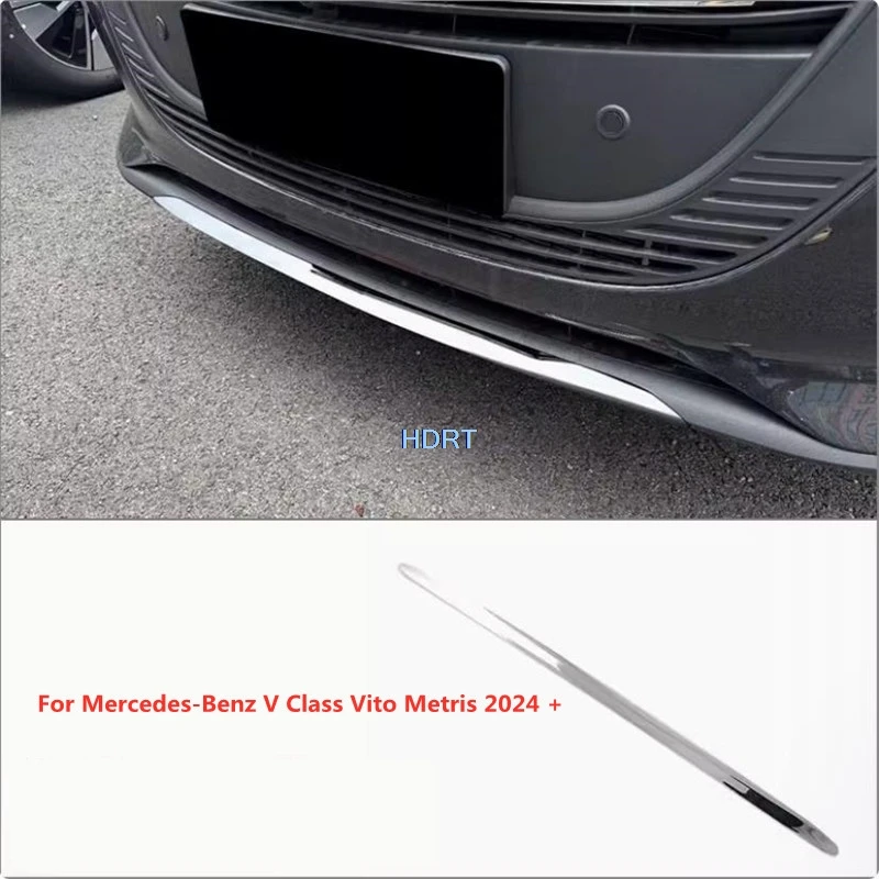 

Car Styling Front Bumper Molding Racing Grille Trim Accessories Exterior Sticker For Mercedes-Benz V Class Vito Metris 2024 +