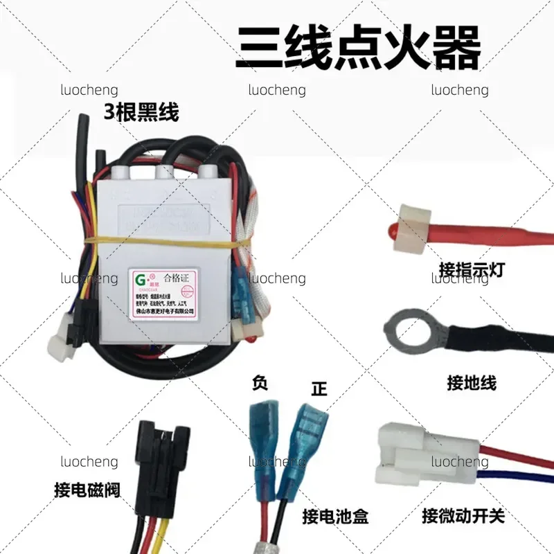 Universal 3V Microcomputer Pulse Igniter Anti Dry Burning Flue Gas Water Heater Igniter