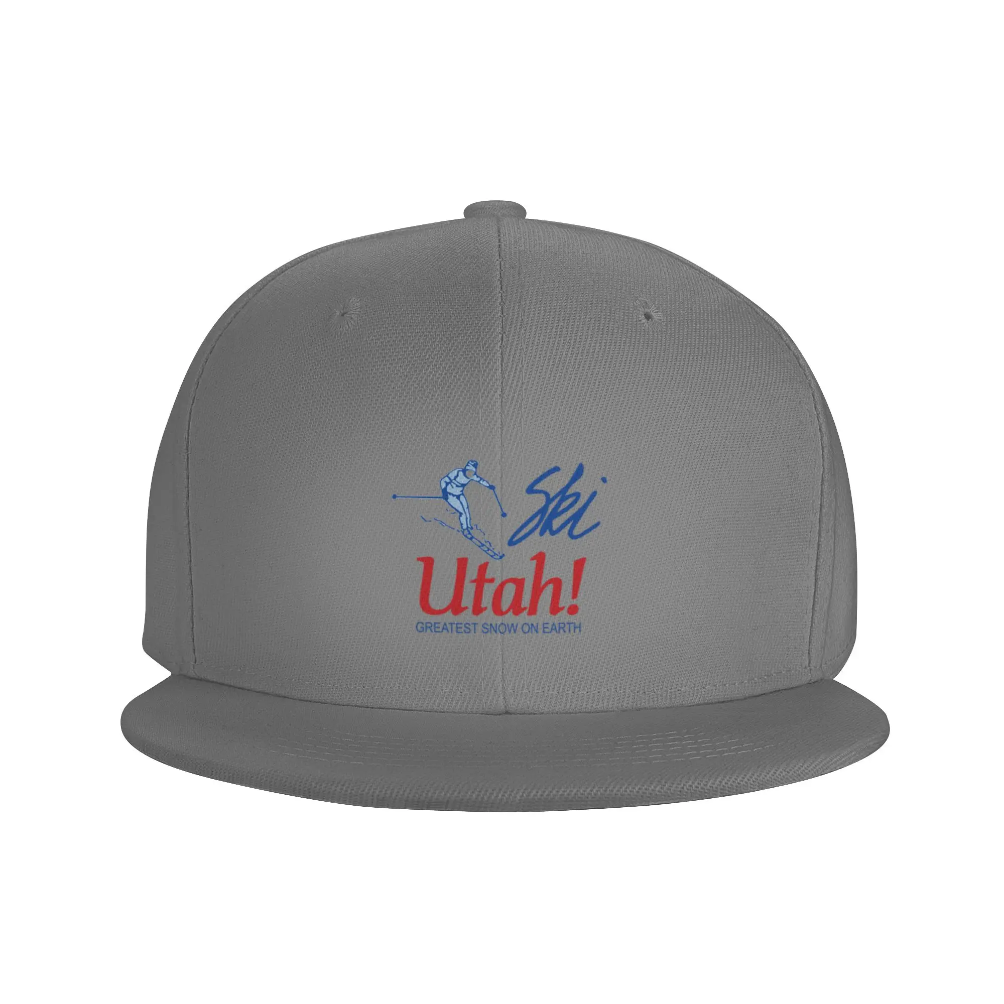 Fashion Ski Utah! Greatest Snow on Earth Flat Brim Sun Hat  Sports And Fitness Trucker Cap