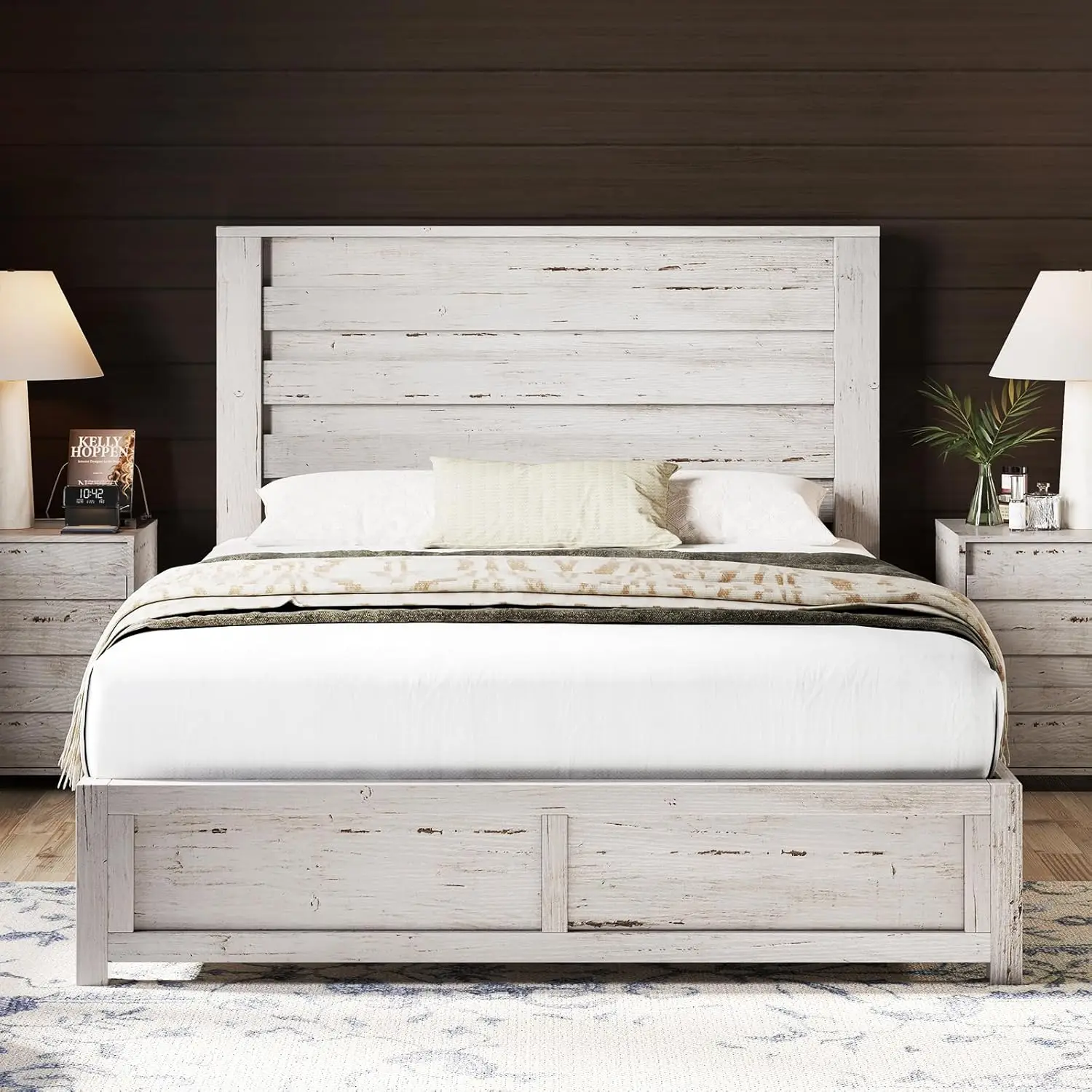 Farmhouse Bed Frame… - image