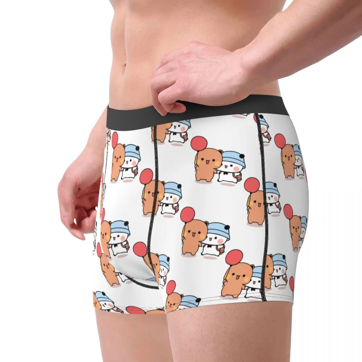 Bubu Dudu Underwear Balloon Cute Bear Men Boxer Brief Cute Boxer Shorts Hot Sublimation Plus Size Panties - Image 3