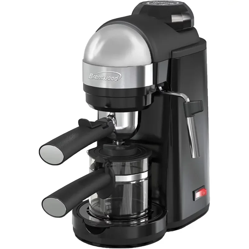 

Brentwood 800 Watt Cappuccino Brewer and Espresso Maker W/ Frothing Wand, Black