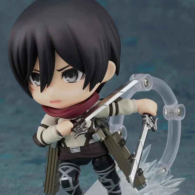 

10cm Attack on Titan Anime Figure Mikasa·Ackerman 2001 Final Season Action figure toy Children Figure Collector Birthday Gifts