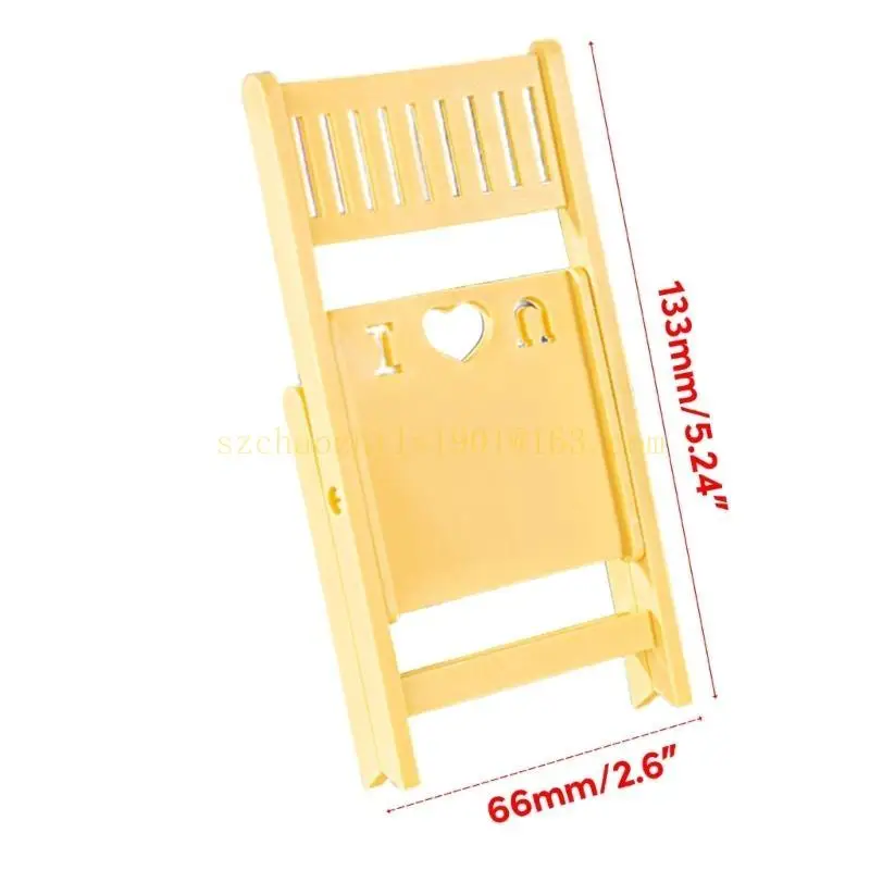 62ka Симпатичный и регулируемый мини -стул подставка для телефона.