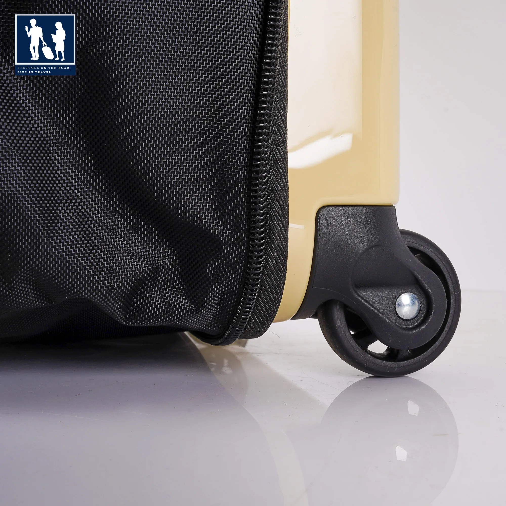New PC material foldable trolley luggage case,High-quality folding suitcase on wheels,20 inch carry on rolling luggage,travel