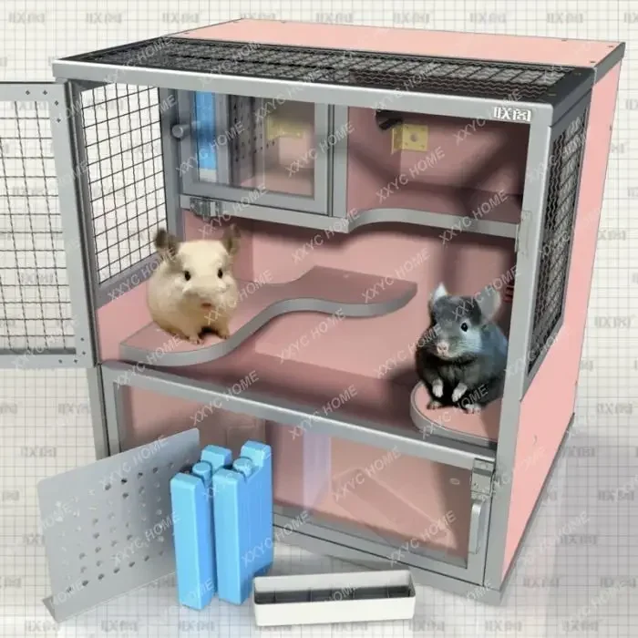 

D6A type with crystal nest series set chinchilla cabinet cage | pet cage