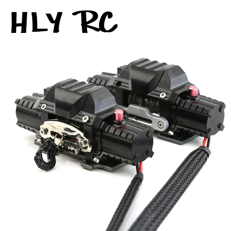 

Dual Motor Metal Simulated Winch for 1/8 1/10 RC Crawler Car Axial SCX10 TRAXXAS TRX4 RC4WD D90 KM2 Redcat YK4082 Upgrade Parts