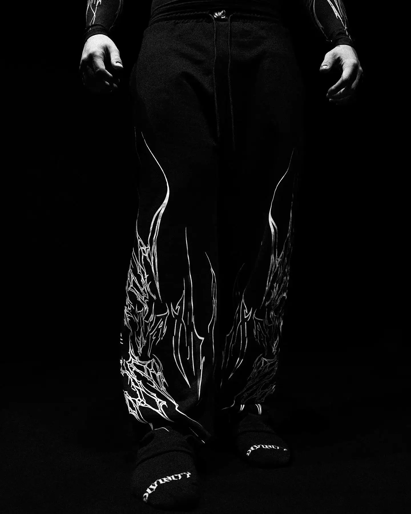 American Breathedivinity trend suit fitness short-sleeved men and women loose dragon soul dark gothic pattern printed y2k sw image 6