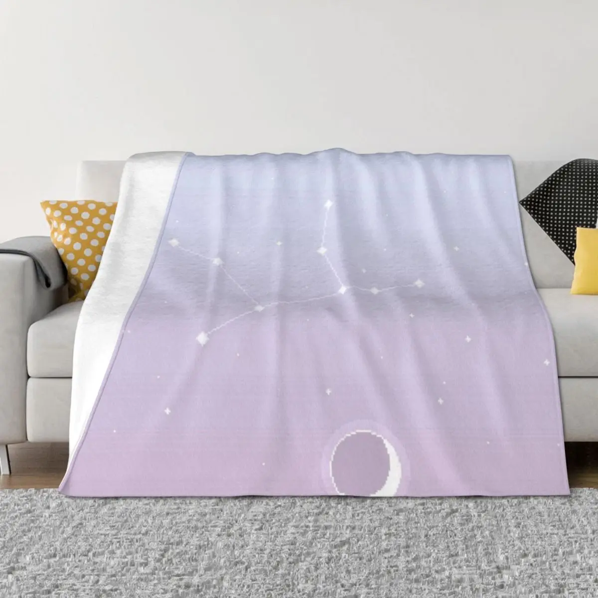 

Virgo Constellation Throw Blanket Moving warm for winter Beach Blankets