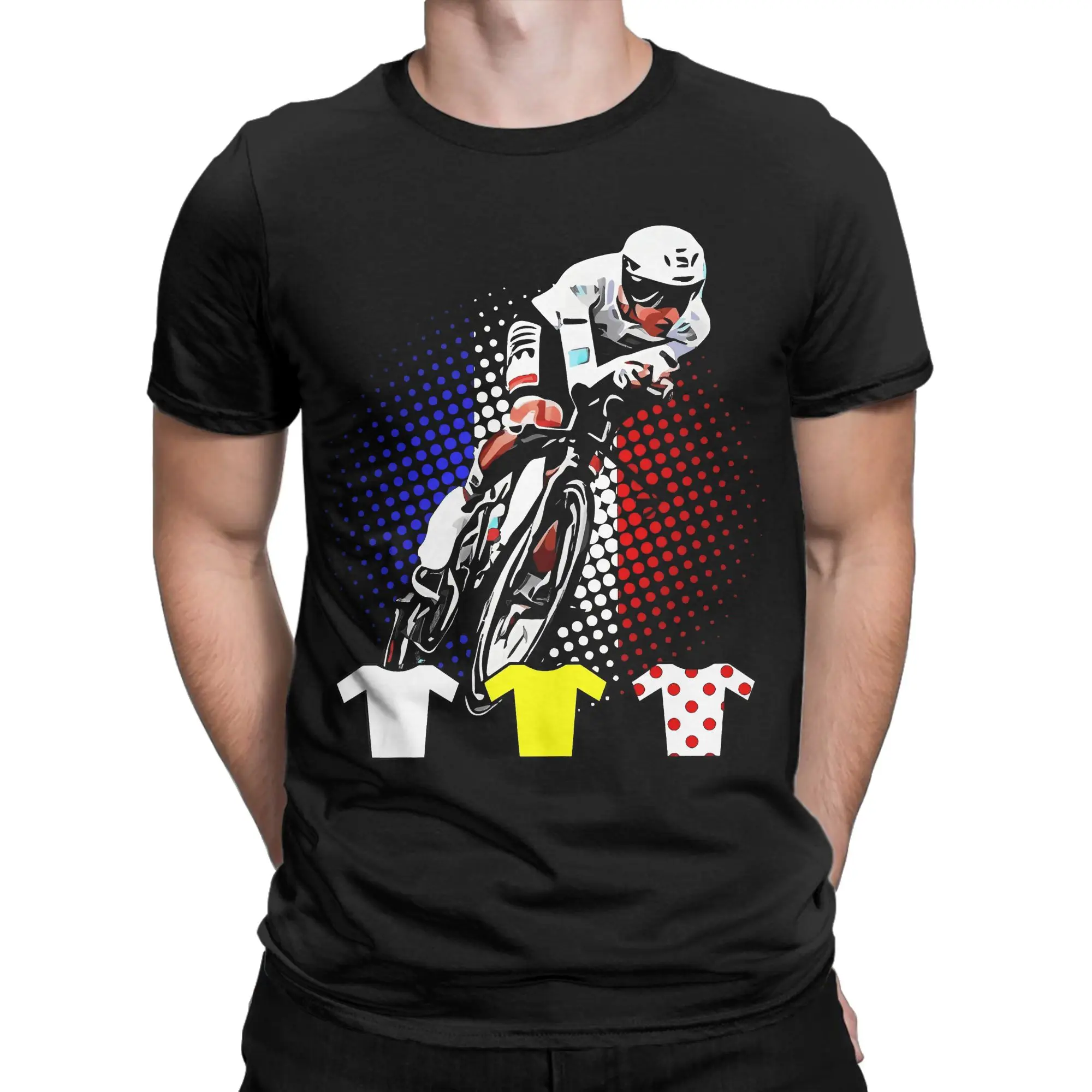 TADEJ POGACAR Cycling Tour De France 2020 Winner Humorous Pure Cotton Tees Short Sleeve  T Shirt O Neck Clothing 4XL 5XL