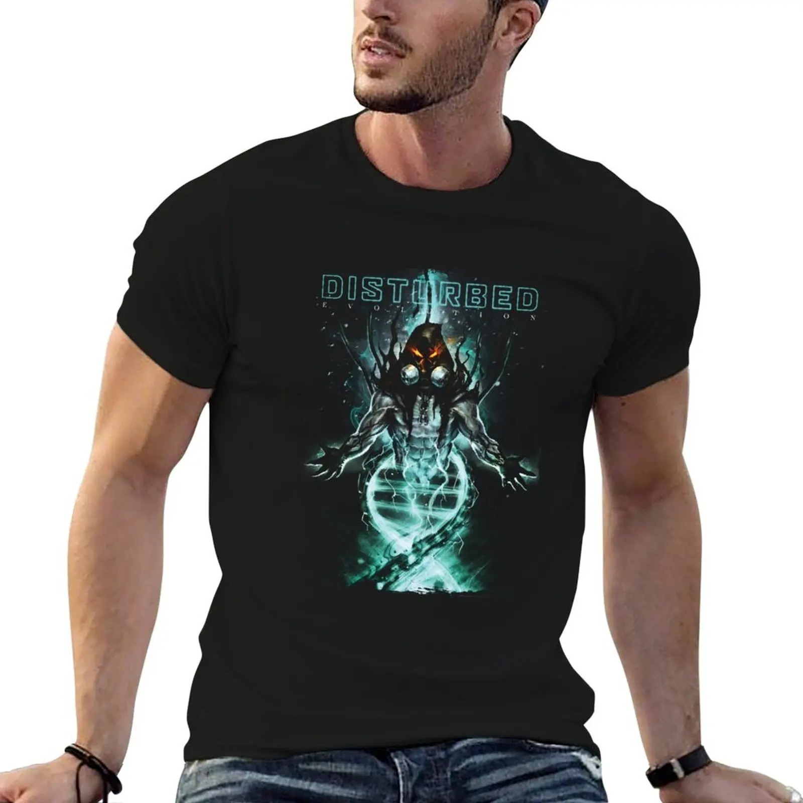 T-shirt Evolving Creature en coton doux imprimé