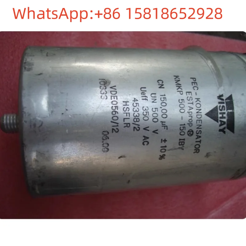 1pcs 500V 150UF Israel VISHAY Ceramic Column Oil Tank Capacitor Antique Oil-Immersed Filter Capacitor