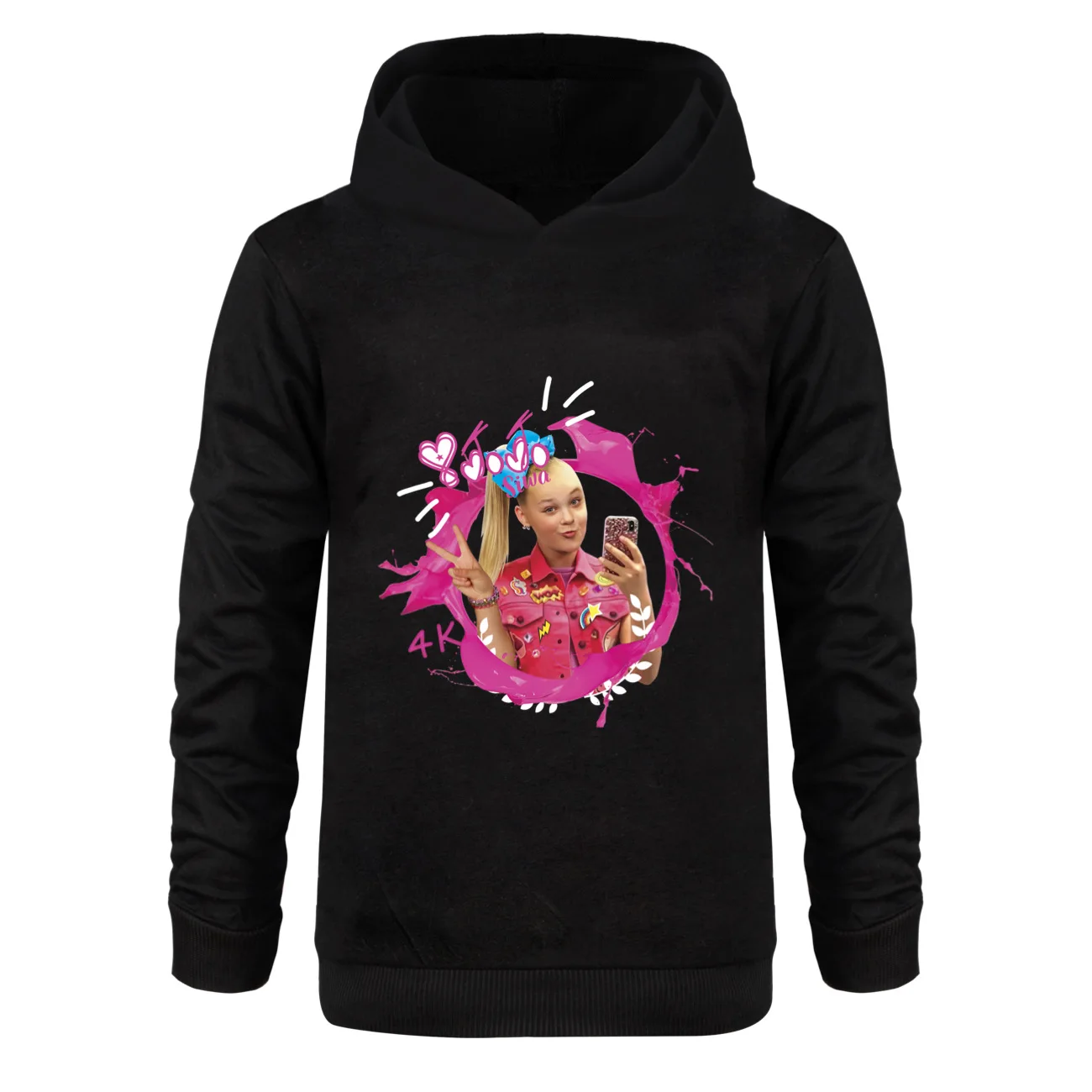 Kids Hoodies Clothes JOJO Siwa Cartoon Hoodie Baby Girl Sweatshirt Children Clothing Boys Cotton Costume Christmas T Shirt 2-14Y