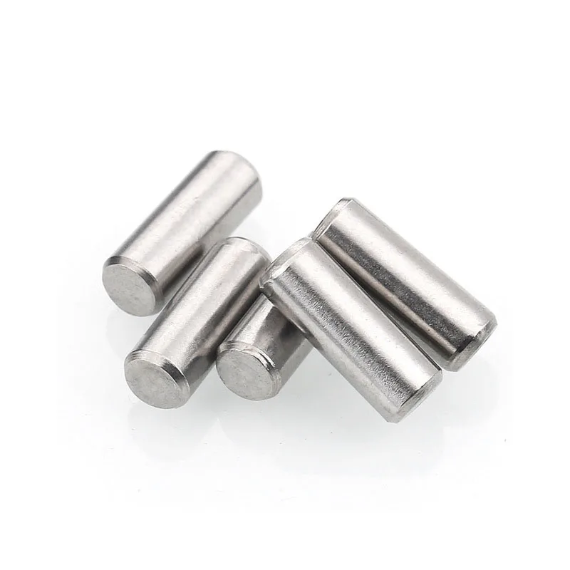 

1000pcs 304 Stainless Steel Pin Dowel Cylindrical Precision Solid M0.8M1M2M3M4M5M8M10M12