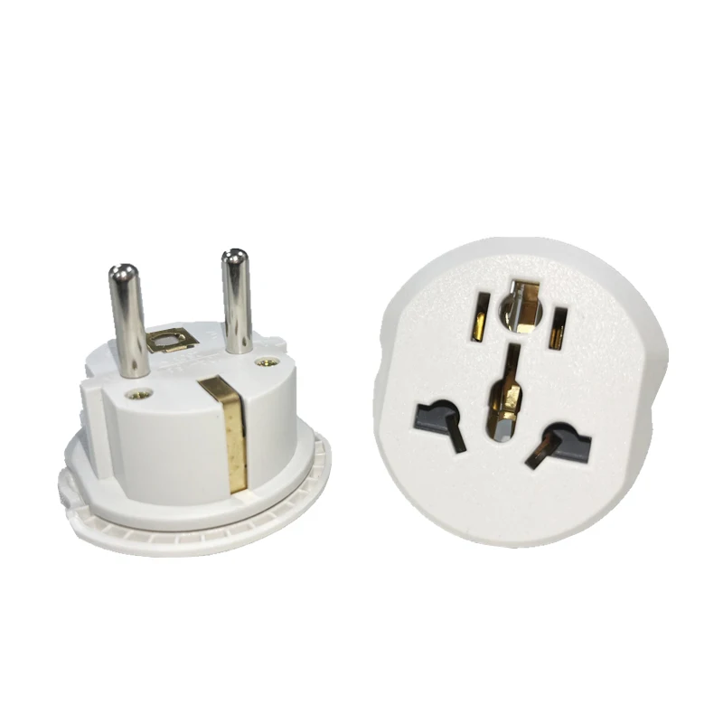 16A EU Plug Adapter AU UK US To EU Plug Adapter Converter European Travel Adapter Australia USA CN to EU Electric Socket Outlet