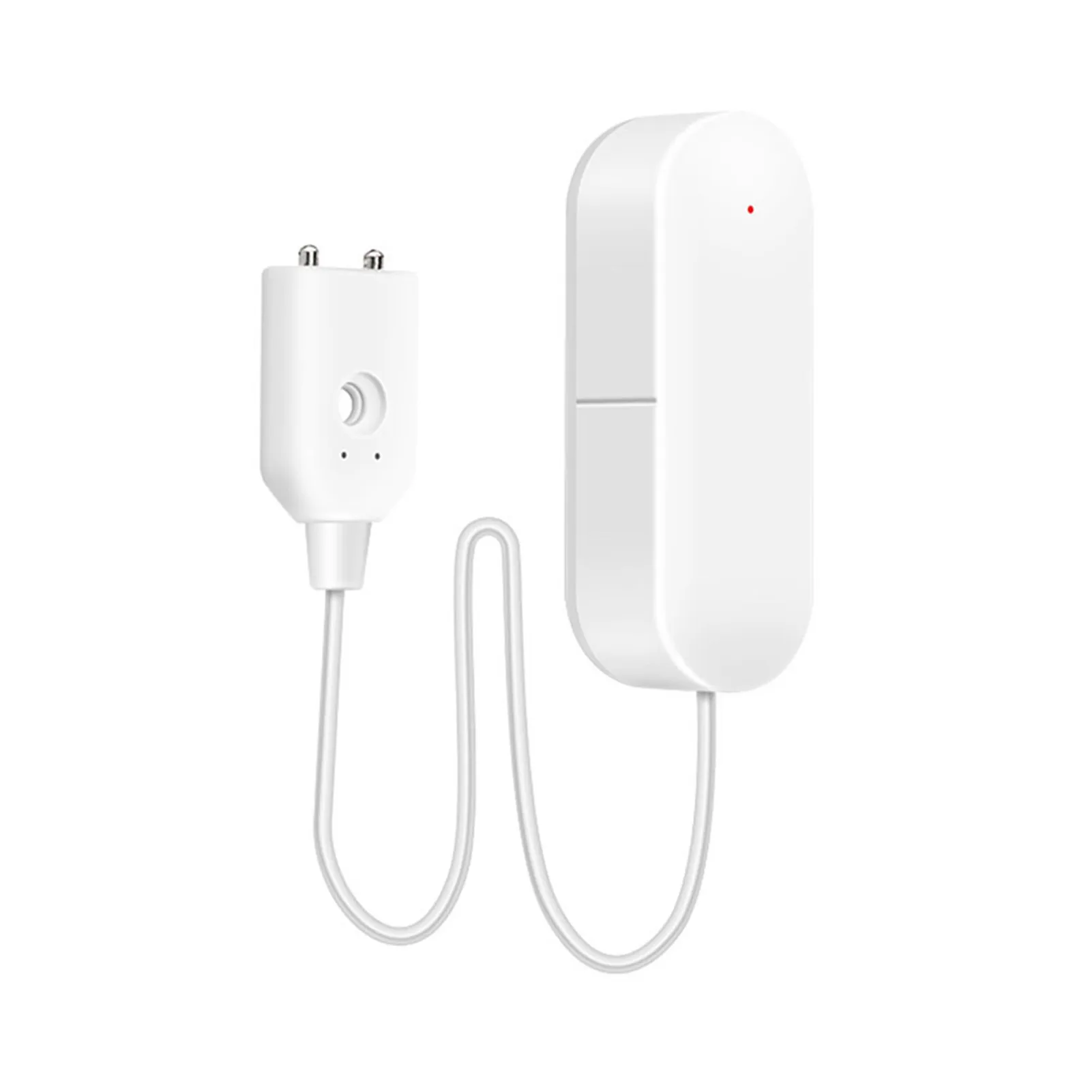 1/2ชิ้น WiFi Tuya เซ็นเซอร์ตรวจจับการรั่วไหลของน้ำรั่ว, เซ็นเซอร์เตือนน้ำท่วมน้ำรั่วเข้ากันได้กับชีวิตสมาร์ทบ้าน Alexa