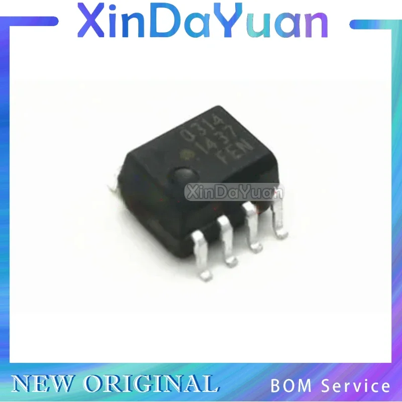 20 pcs HCPL-0314 SOP-8 314 Hcpl314 IGBT Drives Optocoupler