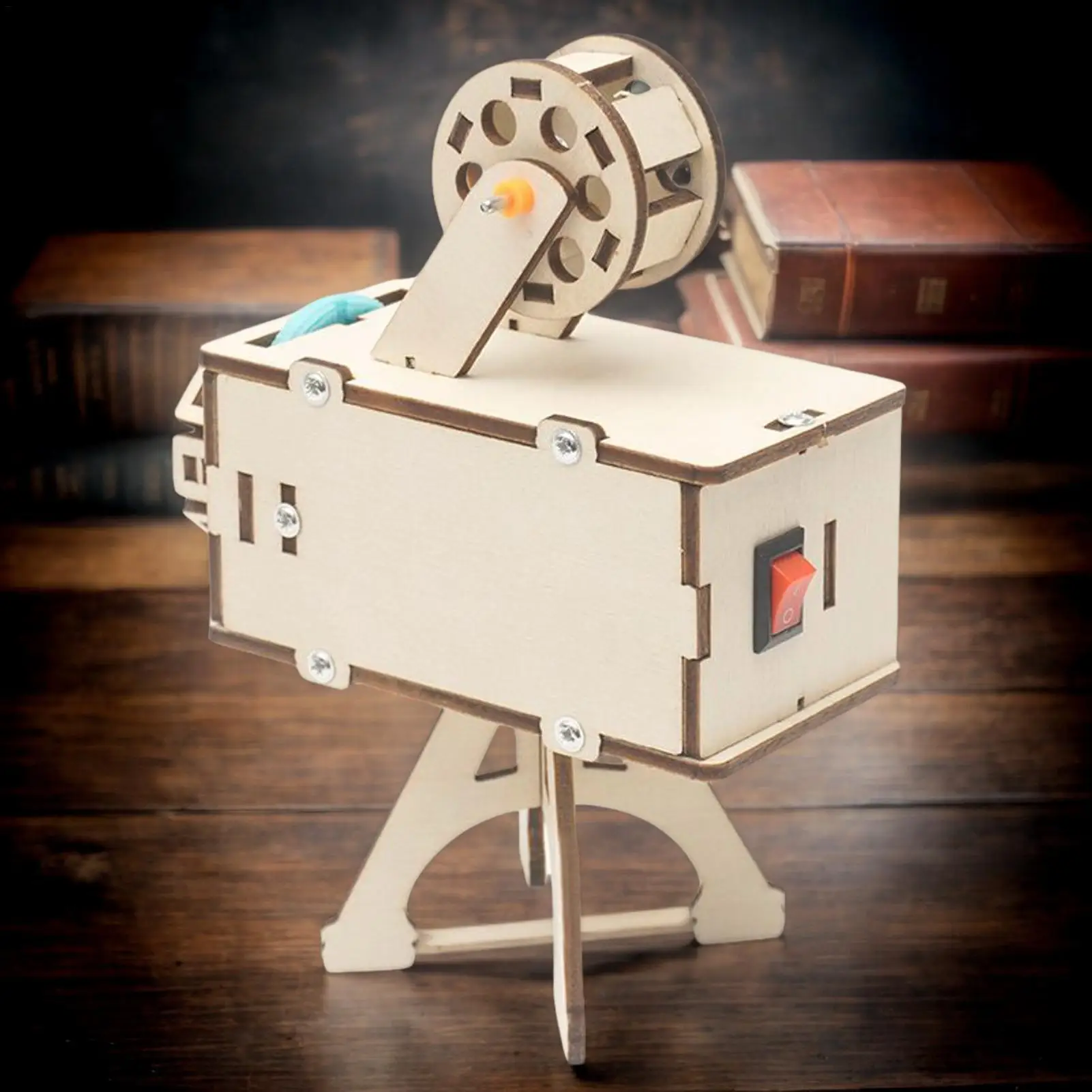 Wooden Science Projector Kit Hands-On Toy Learning Activities for Students Kids Girls Ages 7-14 Classroom Home School