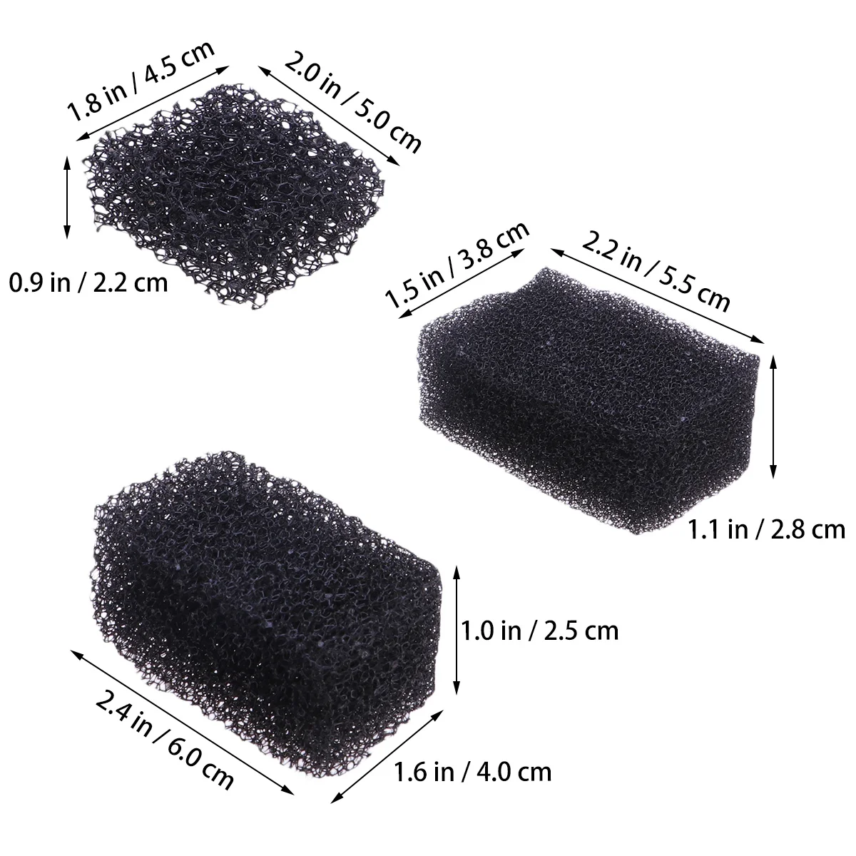 3 pezzi di trucco punteggi spugna per effetti speciali spugna per trucco sangue per Halloween cosplay lentiggini cicatrici texture viso nero corpo