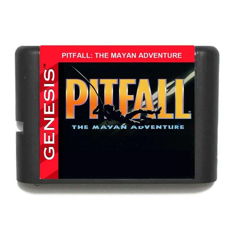 New Arrival PITFALL THE MAYAN ADVENTURE 16bit MD Game Card For Sega Mega Drive For Genesis