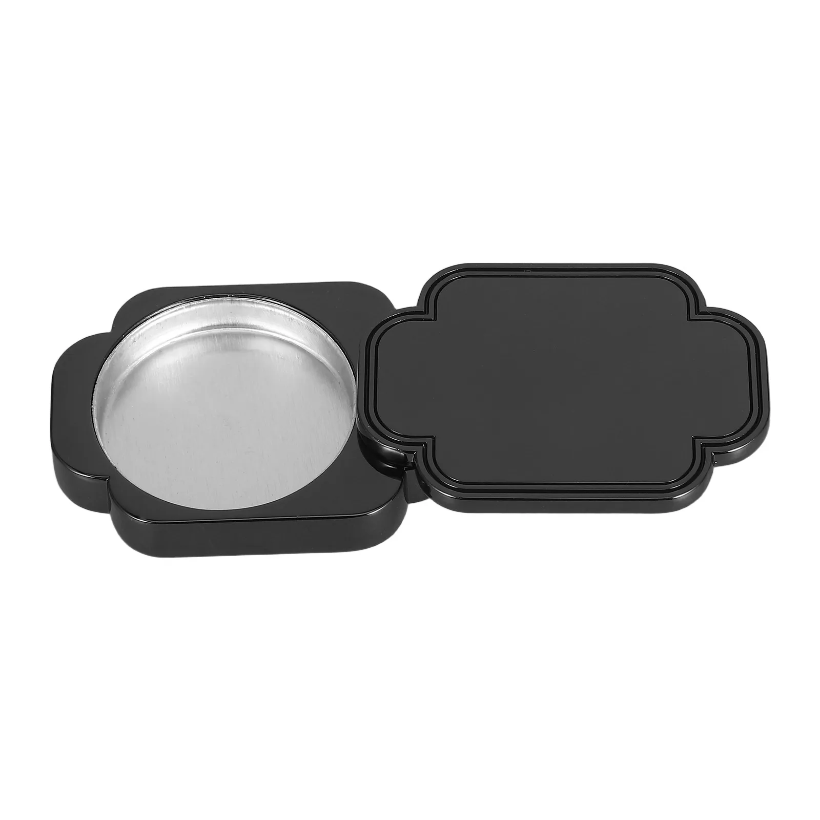 

Refillable Mini Solid Perfume Holder Metal Sliding Lid Box Travel Office Dating Compact Portable Fragrance Container