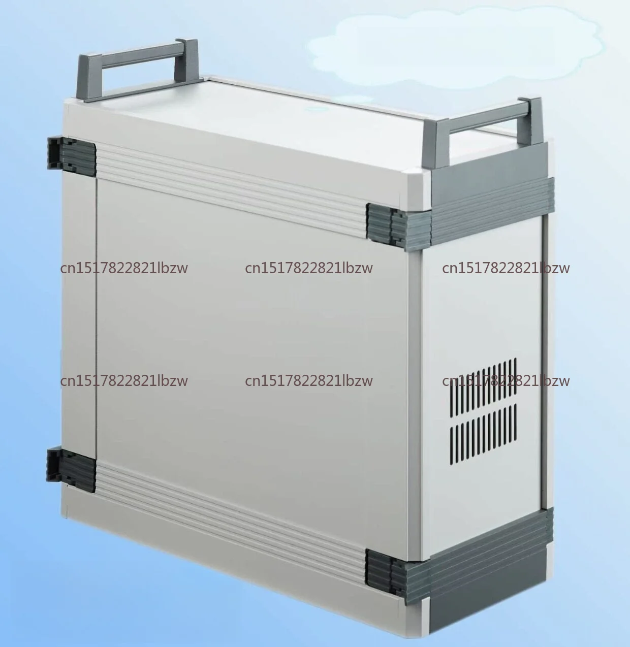 Customized all aluminum desktop control chassis with KBC aluminum alloy power supply housing, instrument housing, and enclosure