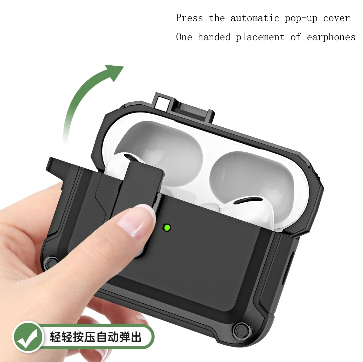 Switch Cover Headphone Cover Air Pro Earphone Storage Box Multi Functional Earphone Protective Cover Comes with Switch Lock