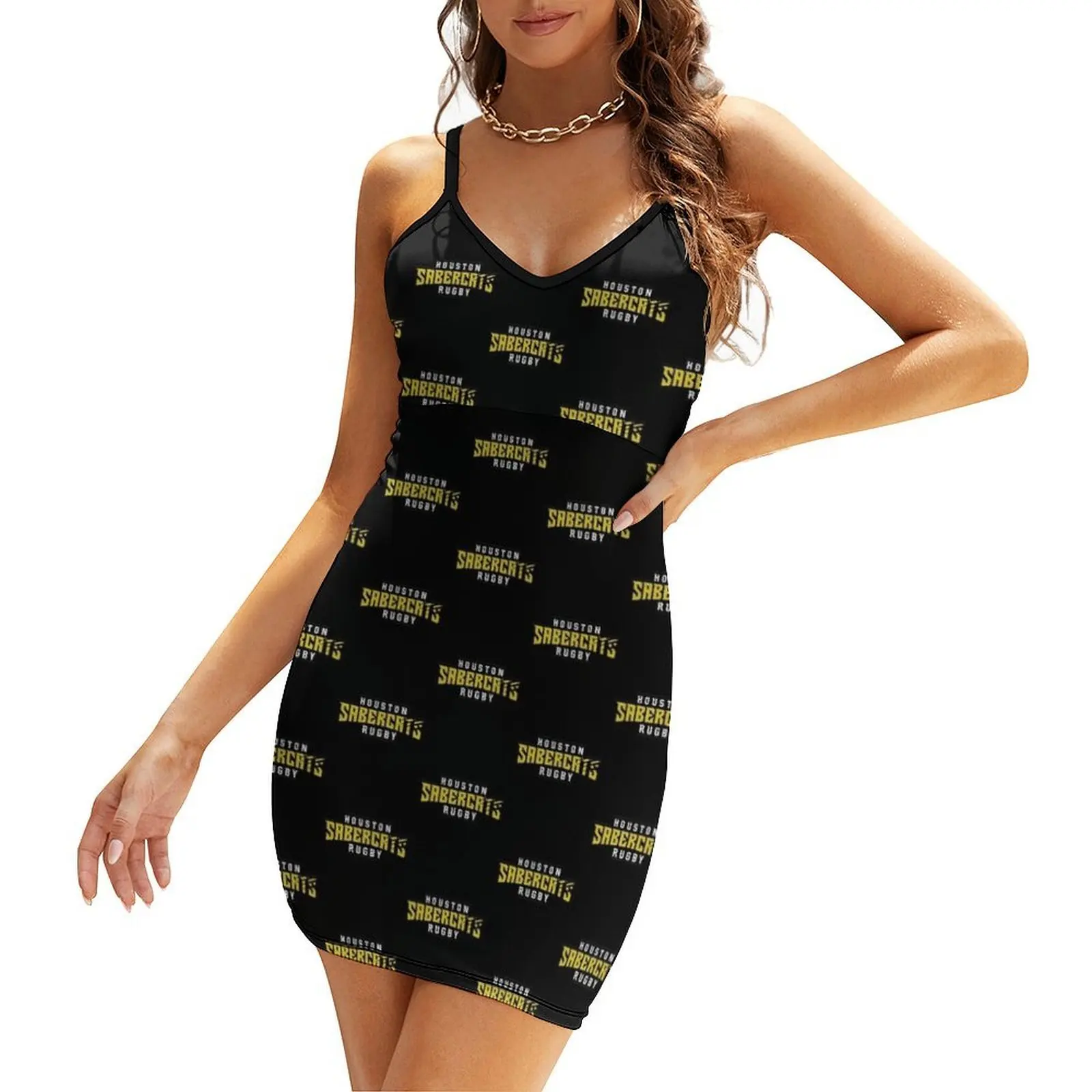 

Houston SaberCats Sling Dress clothing women summer 2025 elegant dresses for women Clothing female women's evening dresses 2025