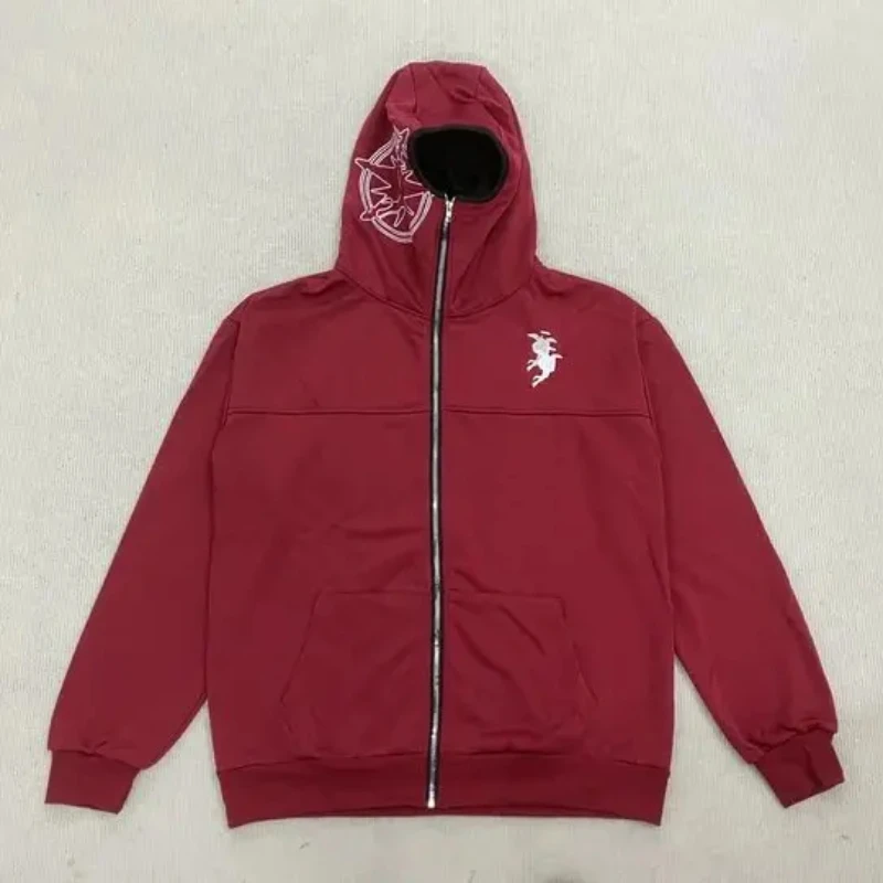 سترة هاراجوكو الجمالية غير الرسمية بأكمام طويلة على الطراز الأمريكي سترة شتوية بقلنسوة على الطراز الأمريكي #2