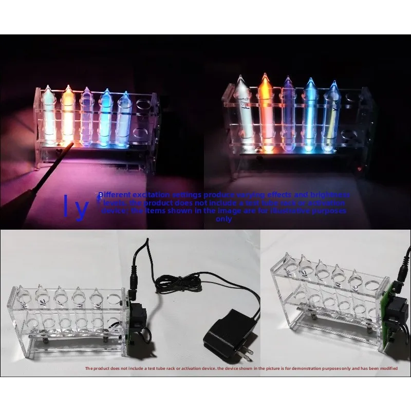 

Glass sealed rare gas luminescent tube rare gas luminescent element collection glass sealed xenon inert