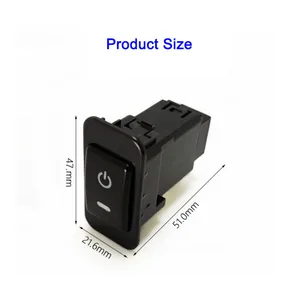 LED DRL Fog Light for vehicle monitoring, radar switch button, music power supply, spotlight, Honda Fit 04-07, 1pc 10 Main Sales Switch Honda Fit Air Conditioning - №2