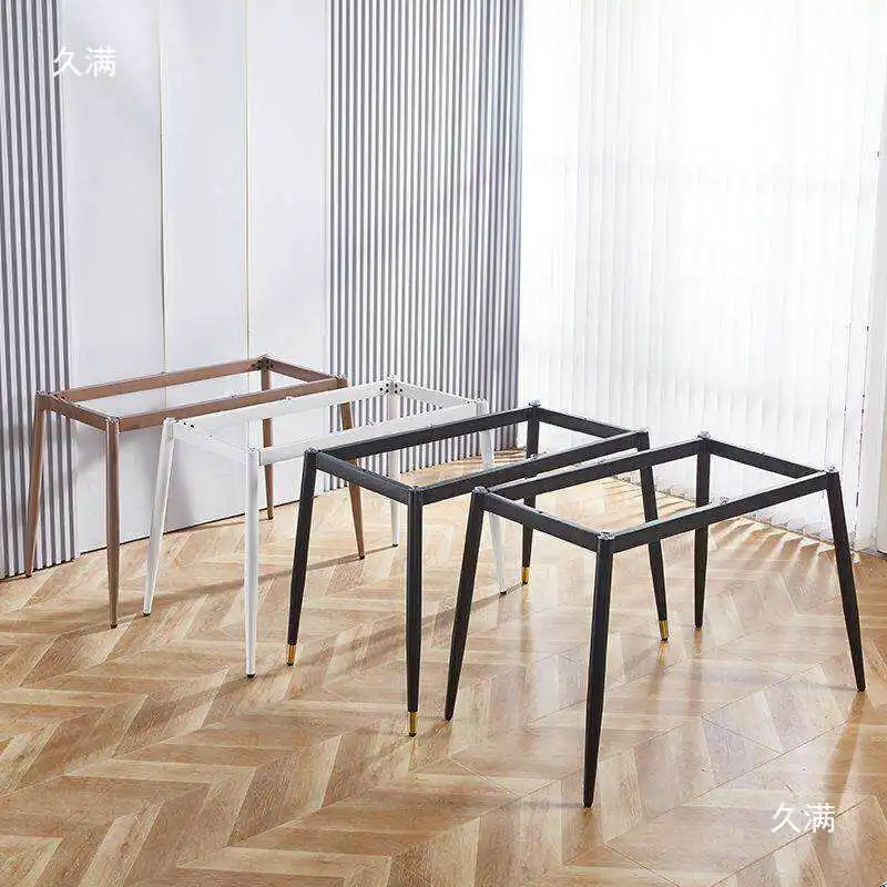Dining table tabletop bracket rock slab tile four-legged desk metal support base frame table legs