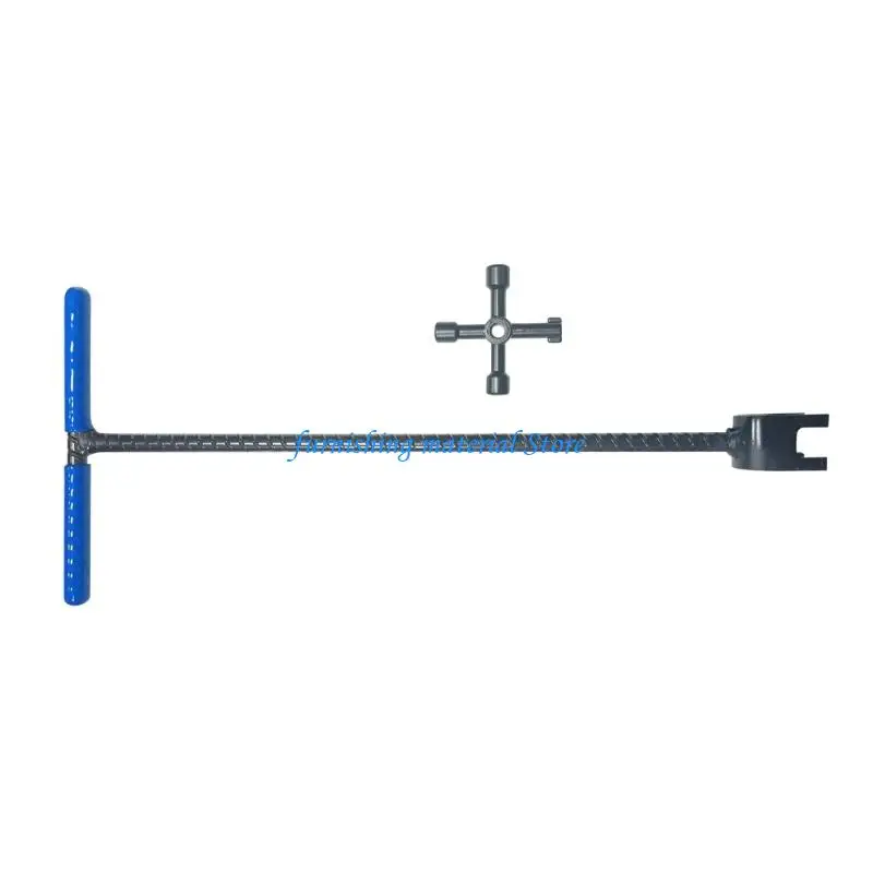 Y5GD Steel T Handle Utility For Main Water Shut Off Valves for Underground Curb