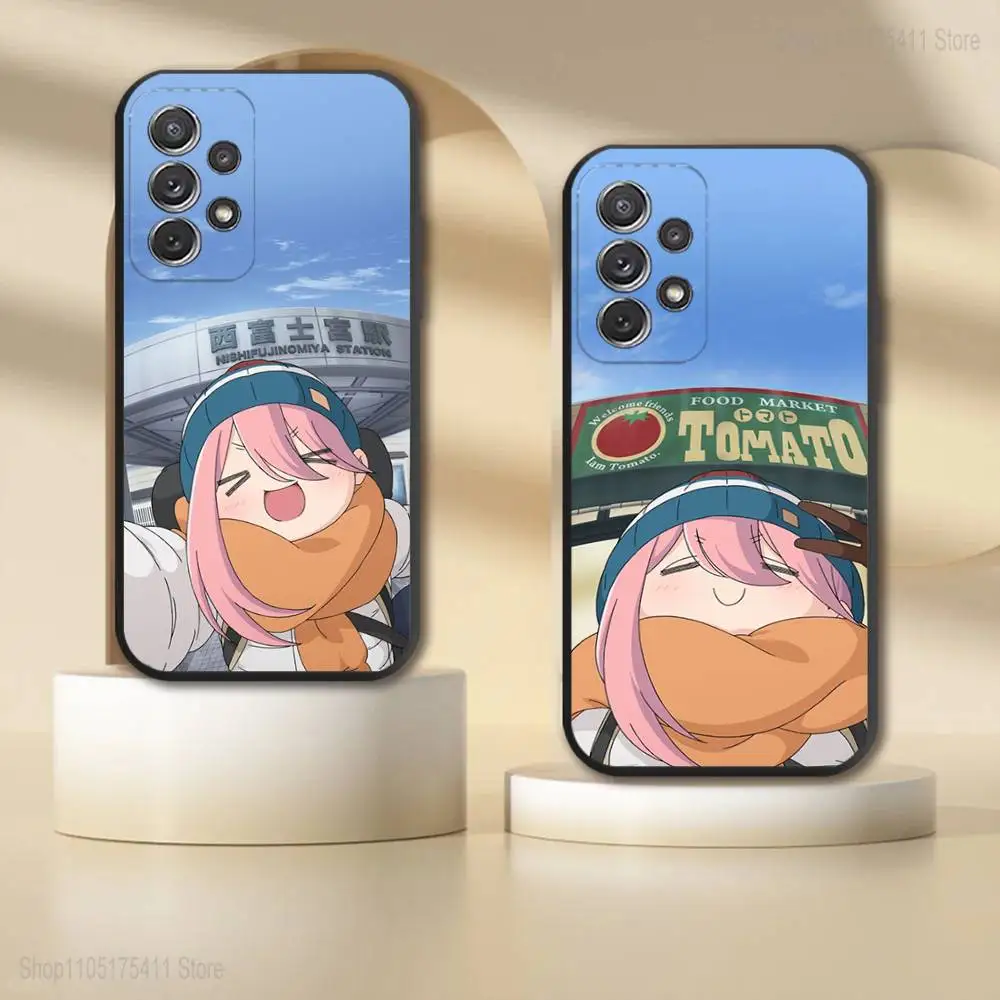 Cute S-Suzume-S Cat Phone Case For Samsung S 25,24,23,22,30,21,10,9,Ultra,Plus,Lite,FE,4,5G Black Soft Case