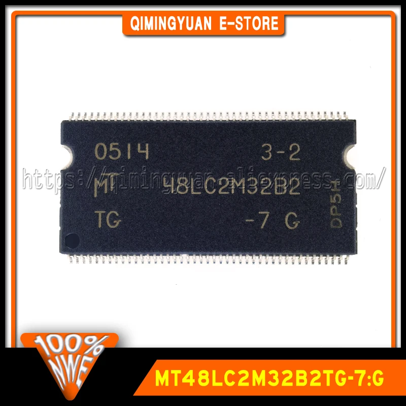 10PCS/LOT MT48LC2M32B2TG-7:G TSOP86 48LC2M32B2 100% New Original In Stock