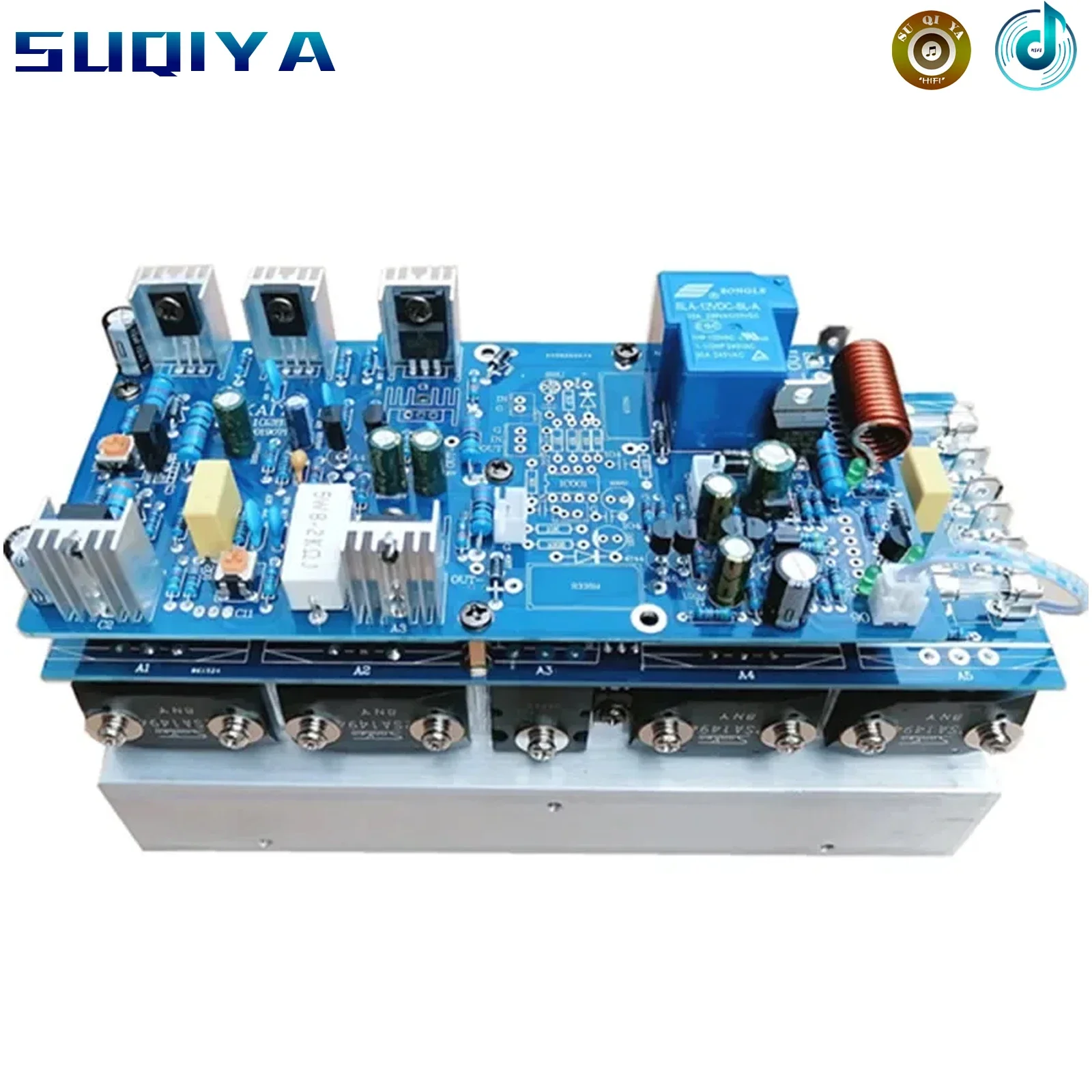 Mono 700W High Power 2SA1494 2SC3858 + TTA1943 TTC5200 Audio Tube Home Fever HIFI Audio Verstärkerplatine mit Kühler